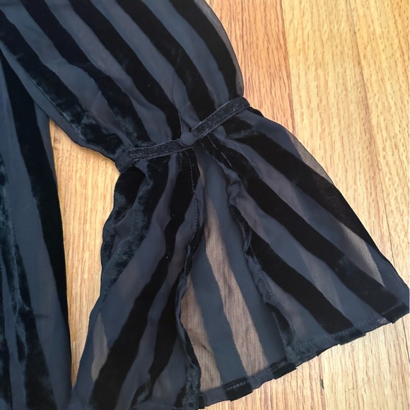 REVOLVE XS Mini Dress House of Harlow 1960 Multi Stripe WovenVelvet Stripes(T) - Picture 10 of 15